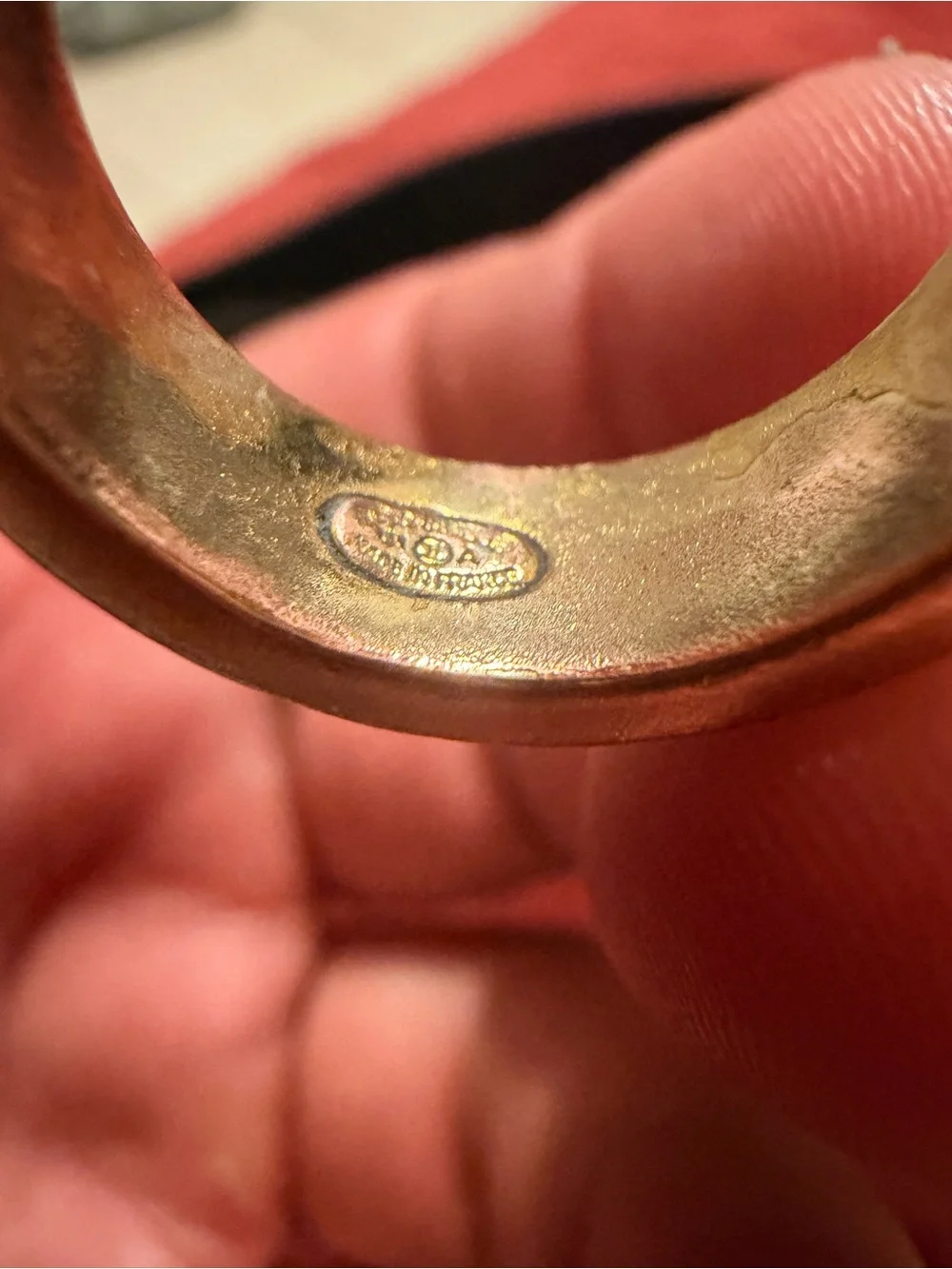 AUTHENTICATED CHANEL Vintage Coco Ring